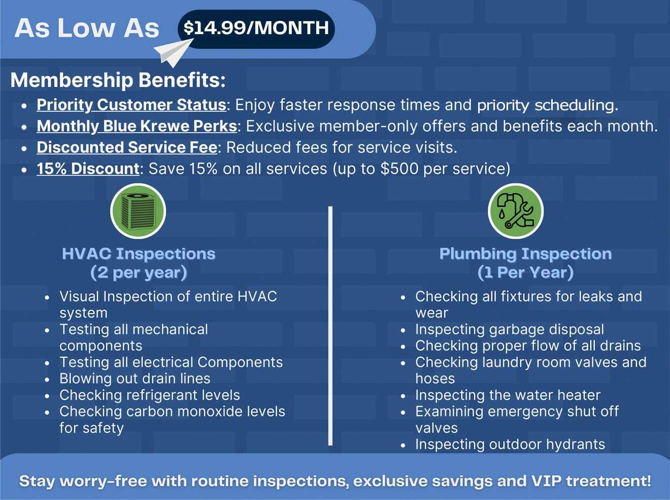 Blue Krewe Benefits
